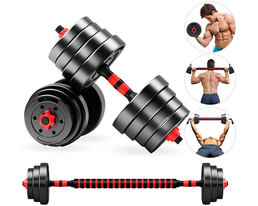 Adjustable Dumbbells Barbell Set – 30 KG