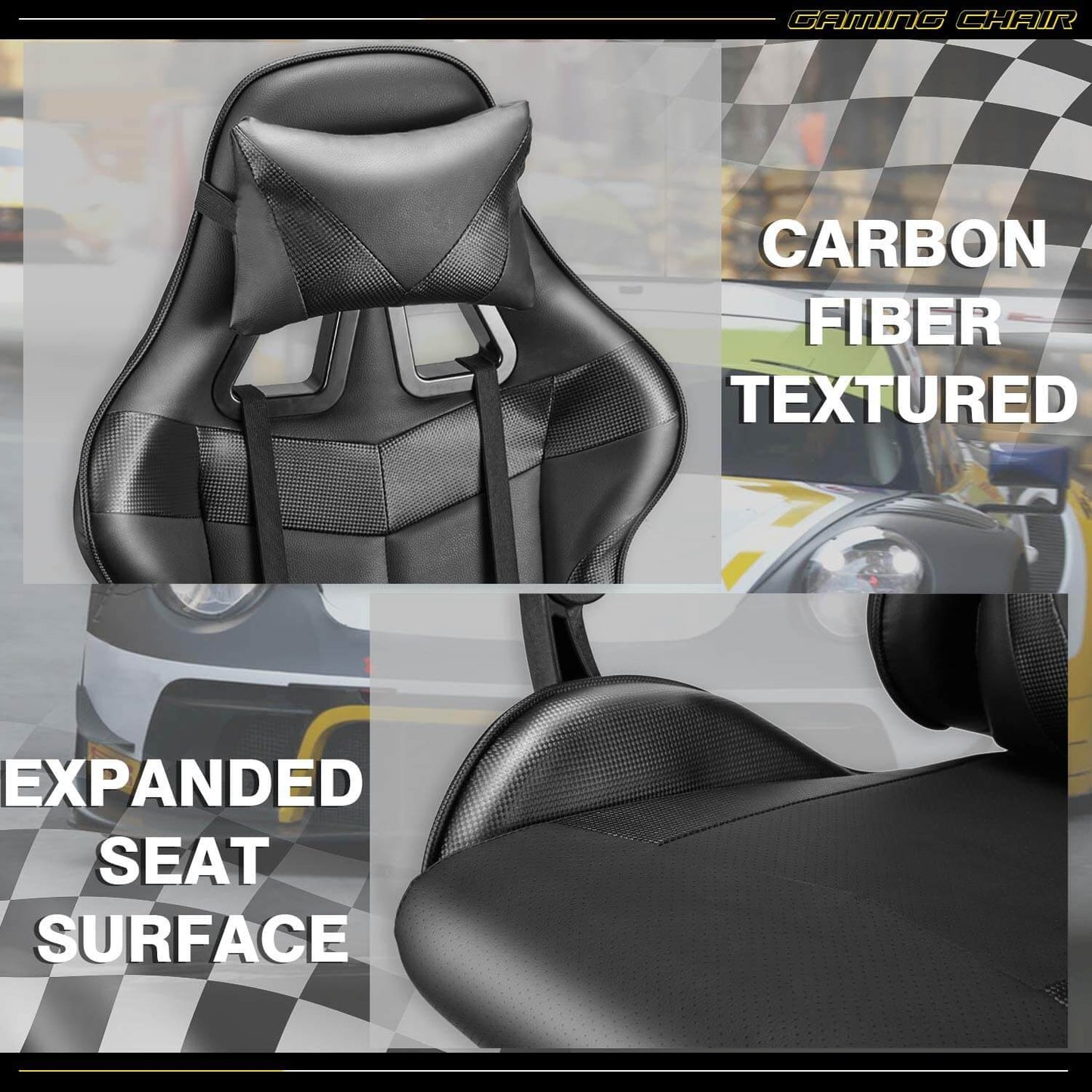 Gaming chair Home Office Chair - Black