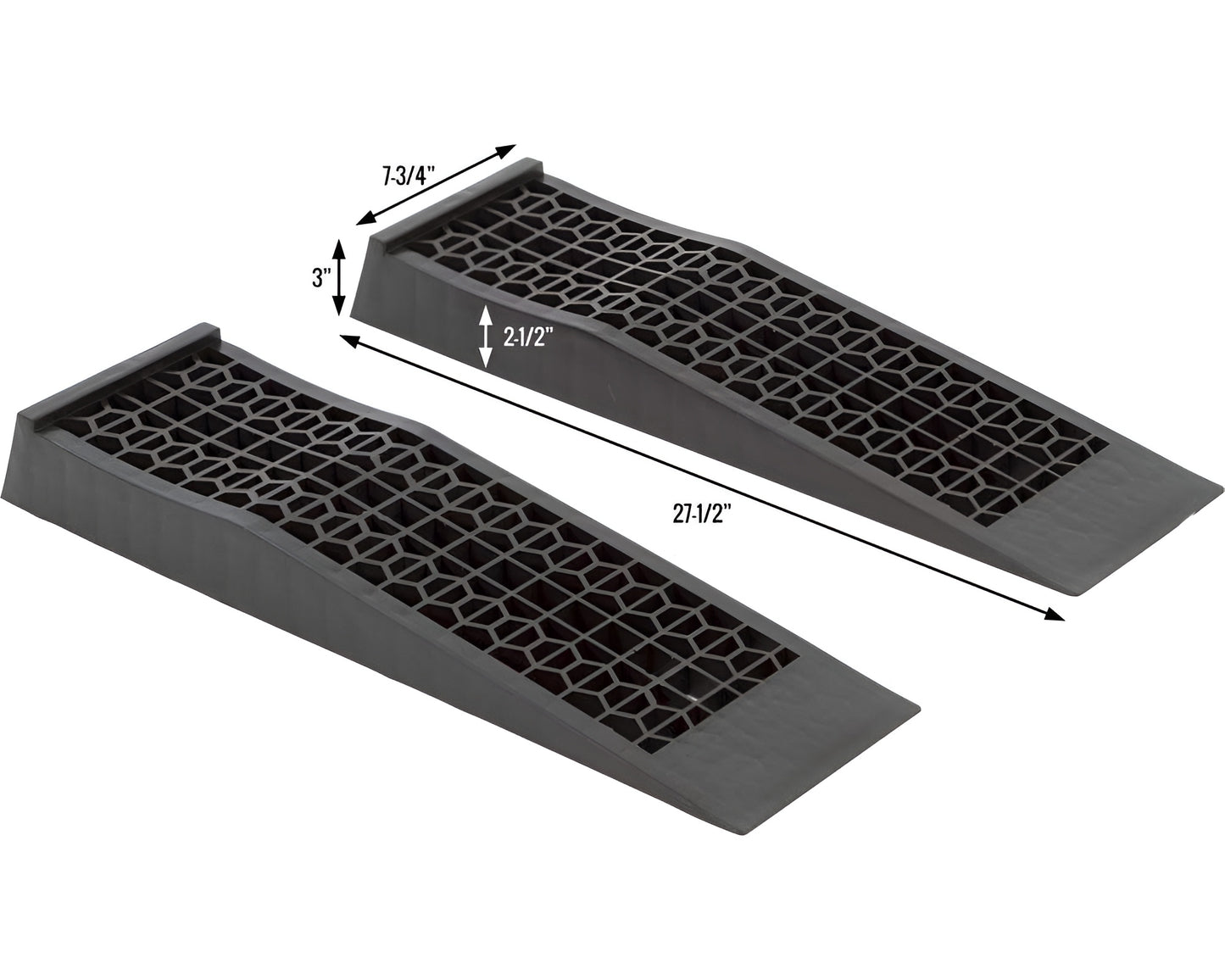 Low Profile Car Service Ramps - Set of 2