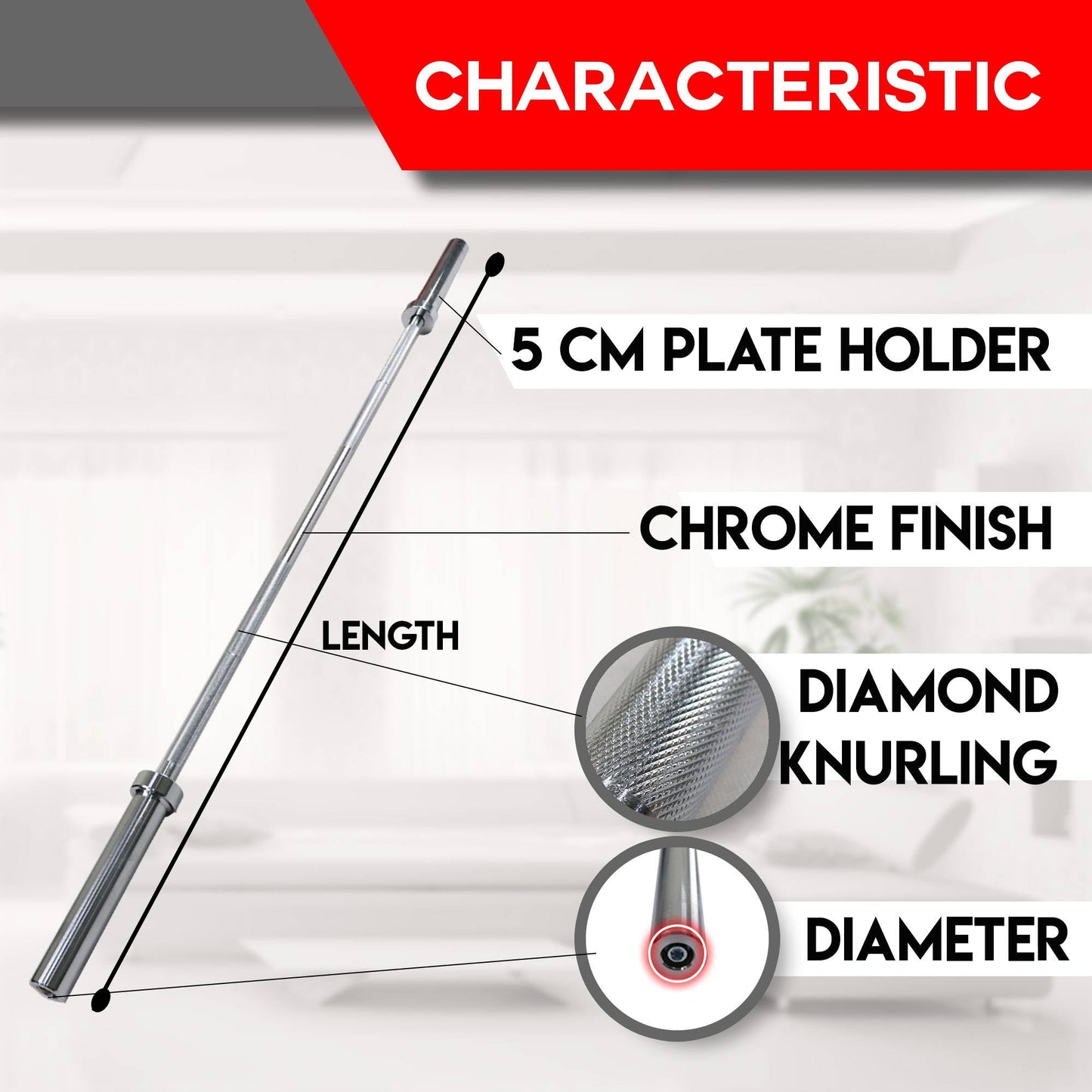 Olympic Bar 1.5m Olympic Training Bar