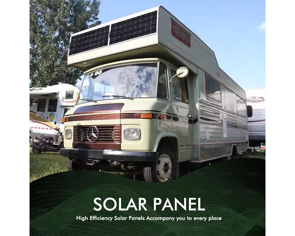 100W Flexible Solar Panel - 18V Monocrystalline Solar Panel for Caravan, Boat, RV, Motorhome Off-Grid Systems