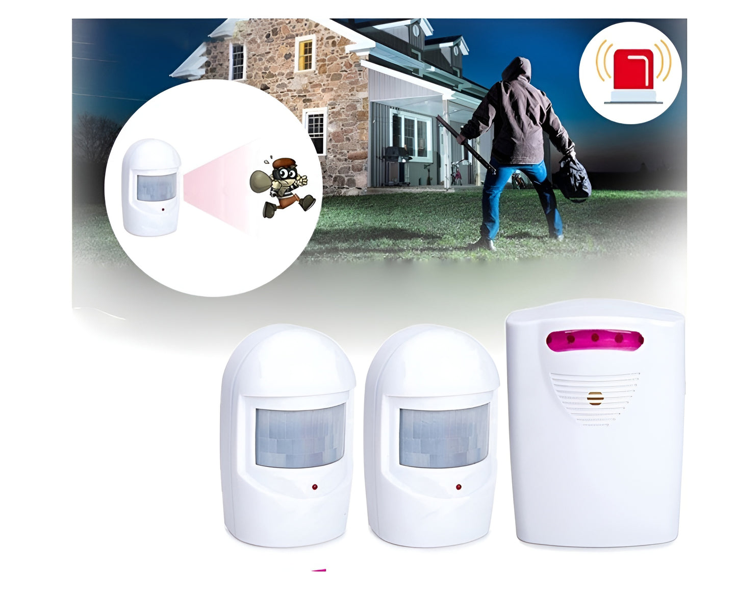 Driveway Alarm Wireless Sensor PIR Motion Detector System