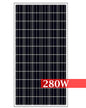 36V 280W Polycrystalline Solar Panel - High-Efficiency Photovoltaic Panel for Boat, Caravan, and Home Use