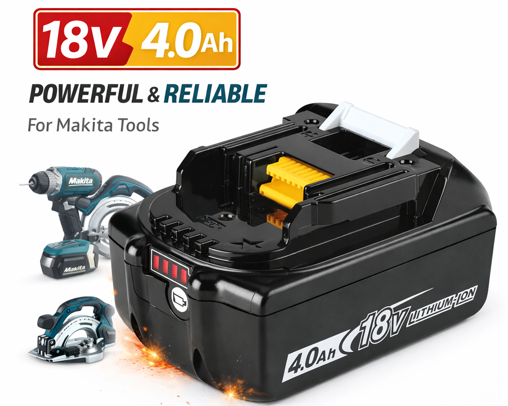 Replacement Makita 18V Battery BL1840B 4000mAh 4.0Ah Lithium Ion