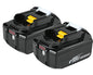 2PCS 4000mAh Replacement Makita Battery 4Ah