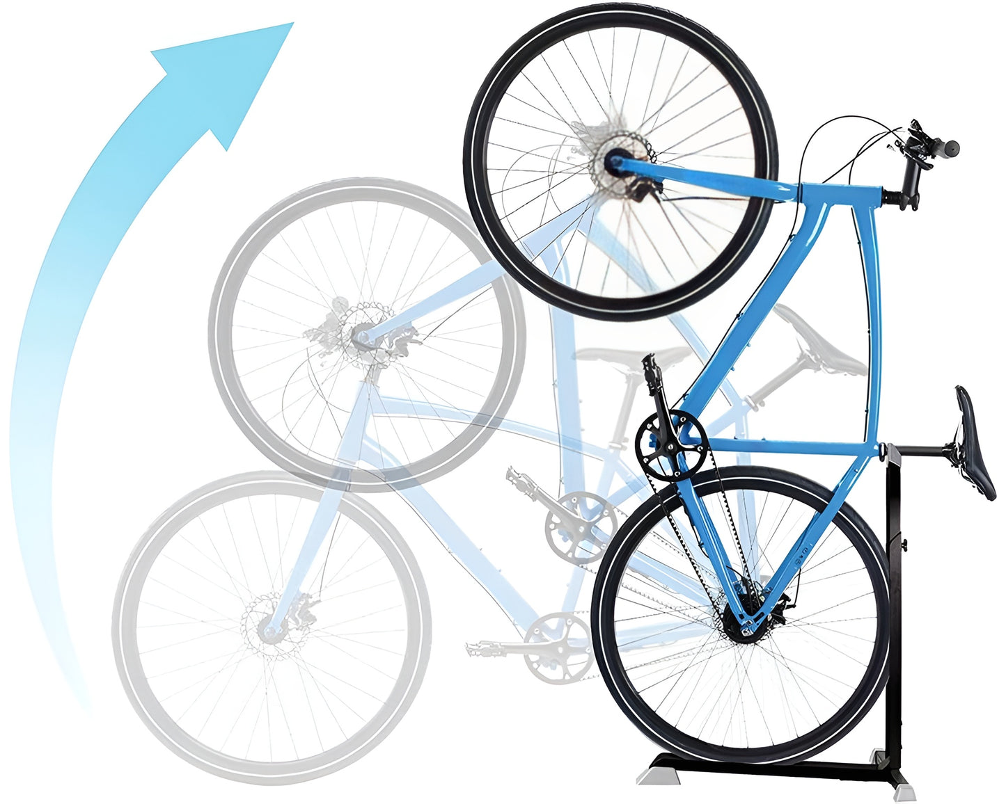 Vertical & Horizontal Bicycle Bike Floor Rack Stand Bicycle Stand