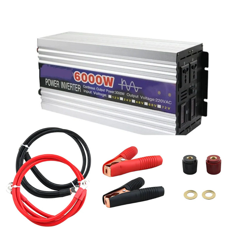 6000W Pure Sine Wave Inverter 12V to 230V – High Performance Power Inverter