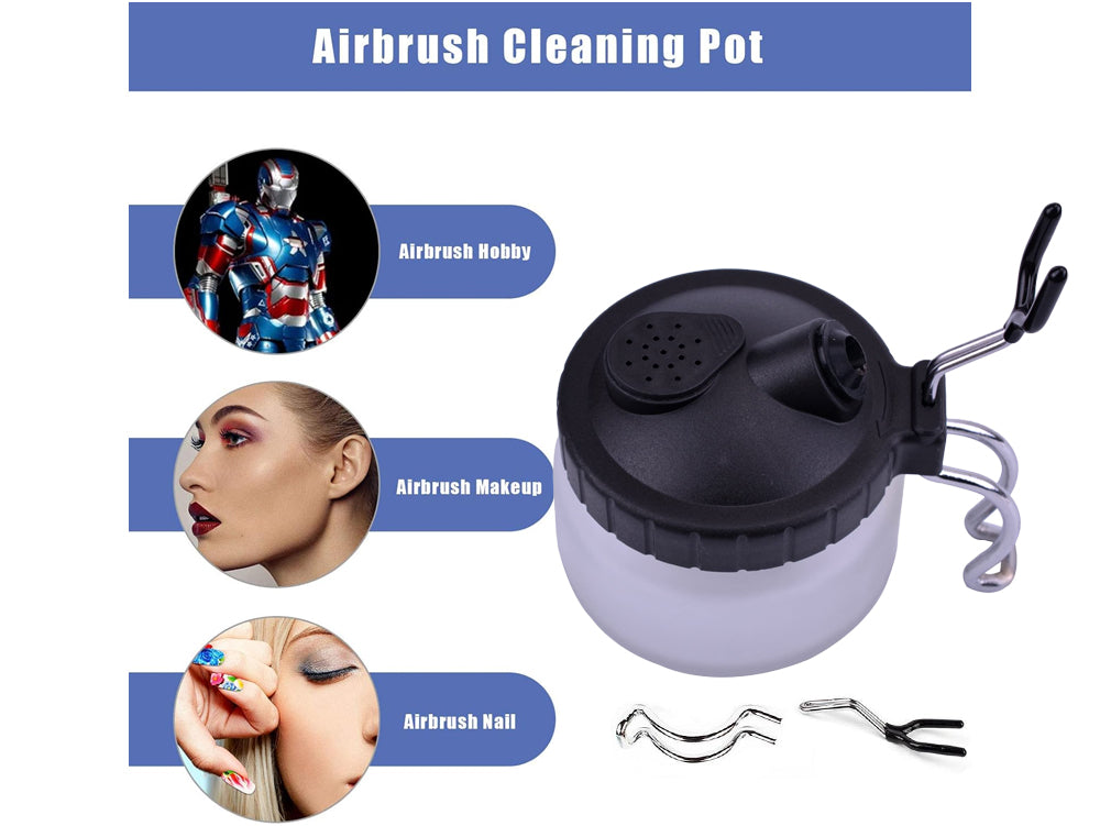 Airbrush Cleaning Pot