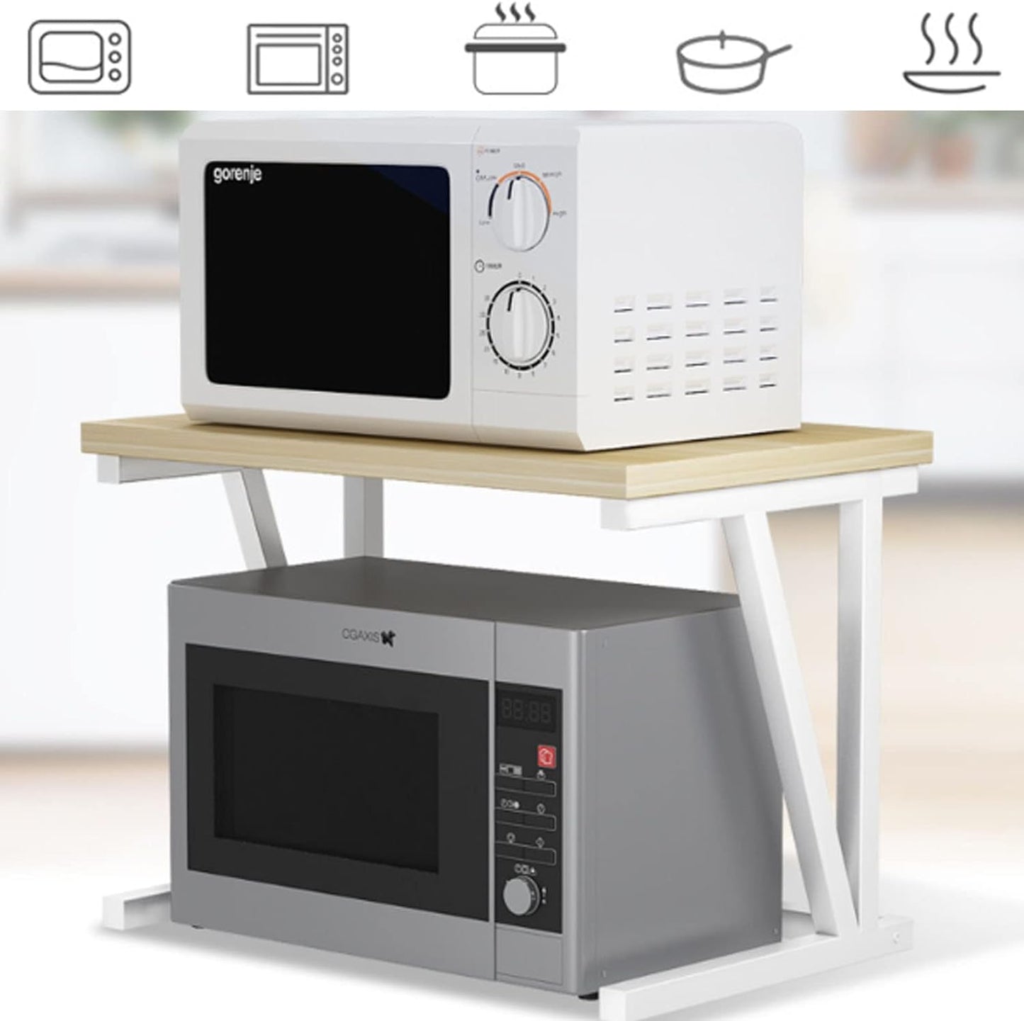 Microwave Kitchen Shelf Rack Stand, Microwave Oven Rack