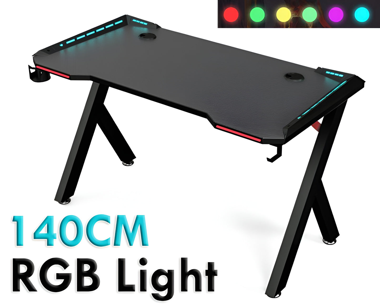 Gaming Desk R-BLACK Gaming Desk
