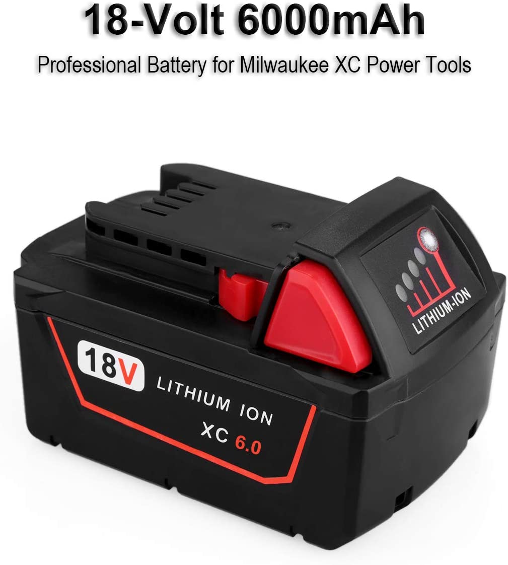 Aftermarket Milwaukee M18 18V 6.0Ah Battery