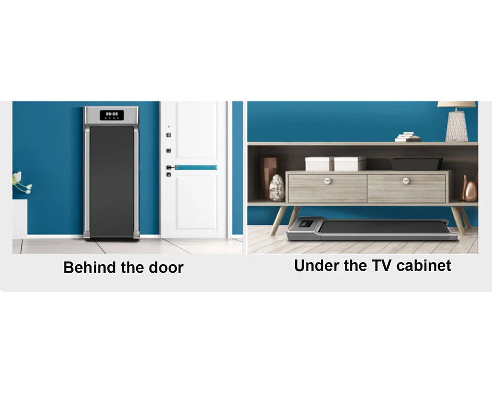 Treadmill Foldable – Slim Walking Treadmill 2HP Motor with LED Display & Remote