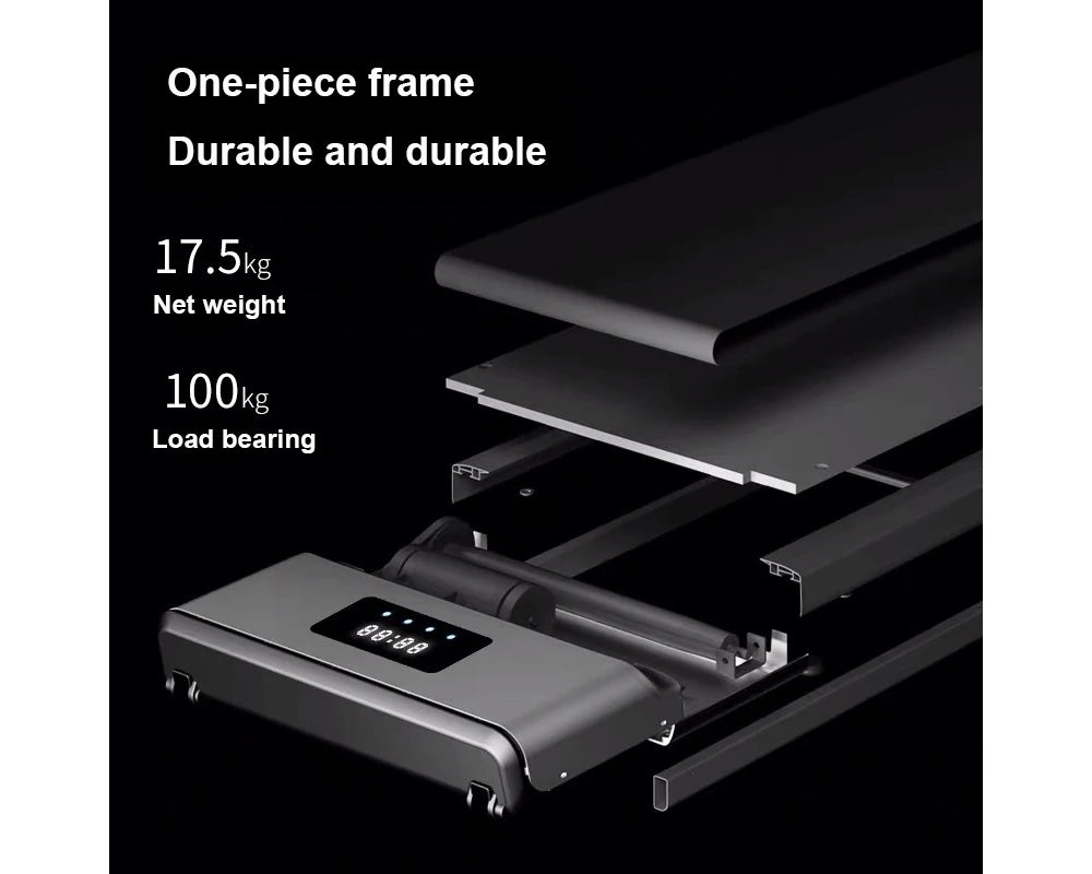 Treadmill Foldable – Slim Walking Treadmill 2HP Motor with LED Display & Remote