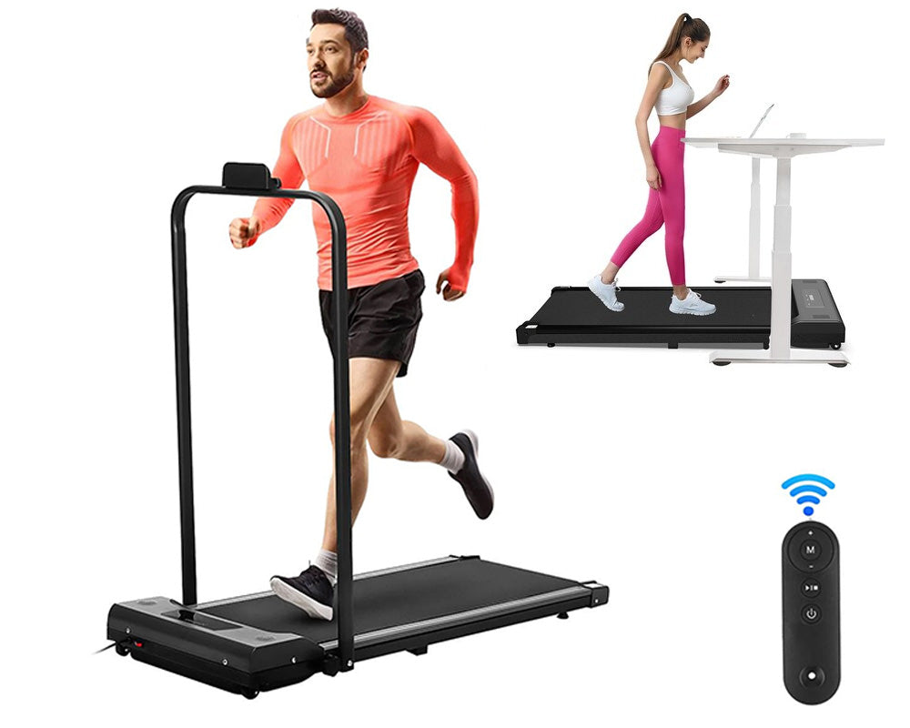 Treadmill Foldable – Slim Walking Treadmill 2HP Motor with LED Display & Remote