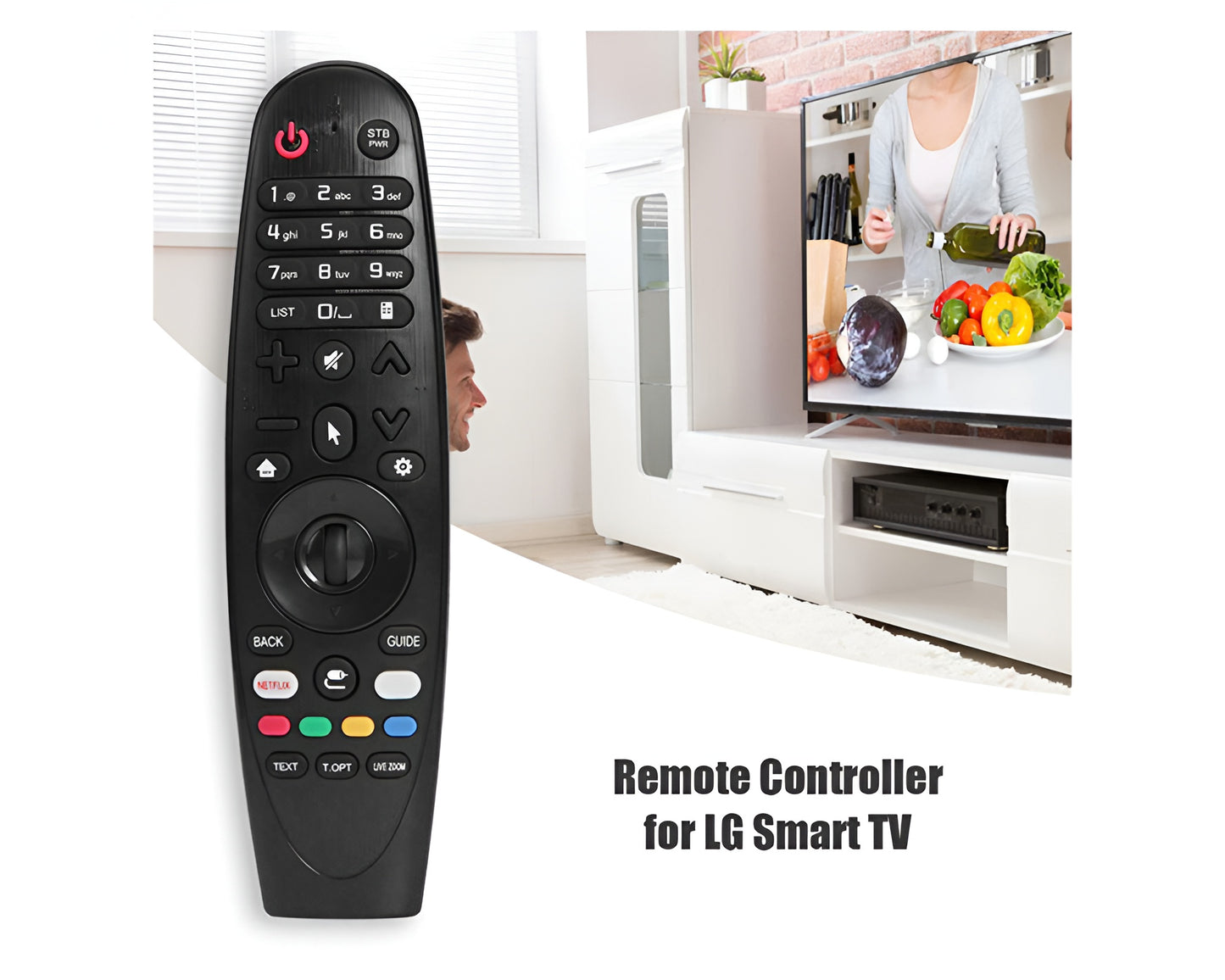 Infrared rMR600 LG TV Magic Remote Control Replacement