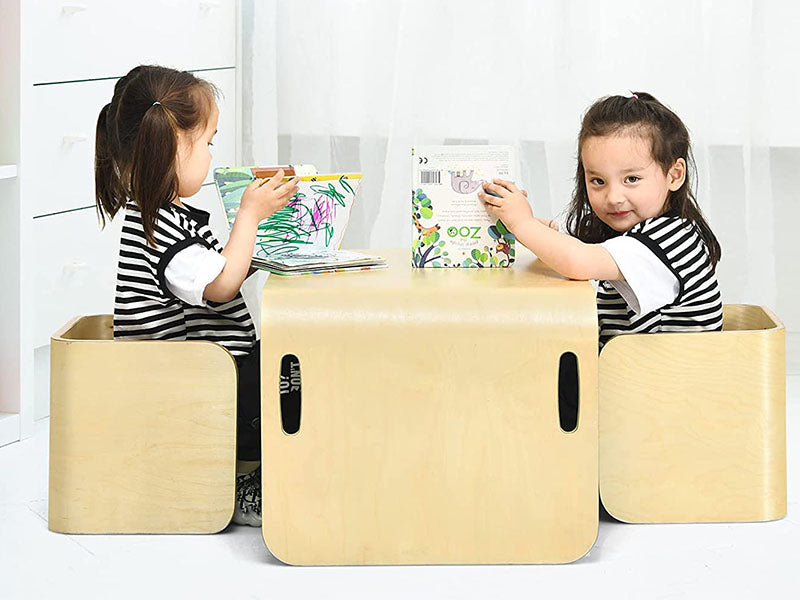 Kids Table and Chairs Set - Study Desk
