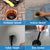 30M Kit for Pressure Washer - 100FT, 5800PSI Drain Cleaner Hose with Sewer Jetting Nozzle, Waterproof Tape Spanners