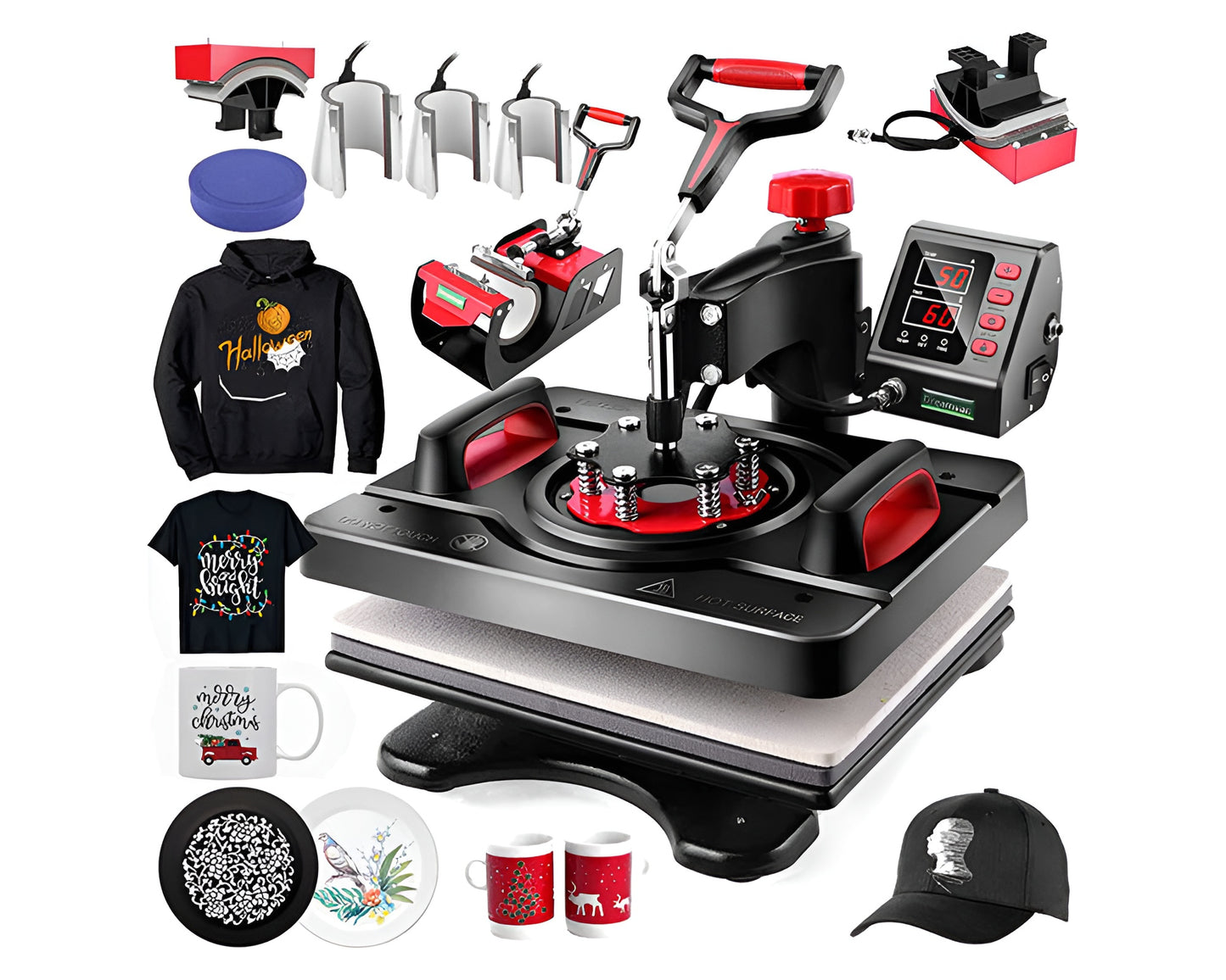 8 in 1 Heat Press Machine 29X38CM