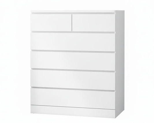 Multifunctional 6-Drawer Dresser for Bedroom Tallboy