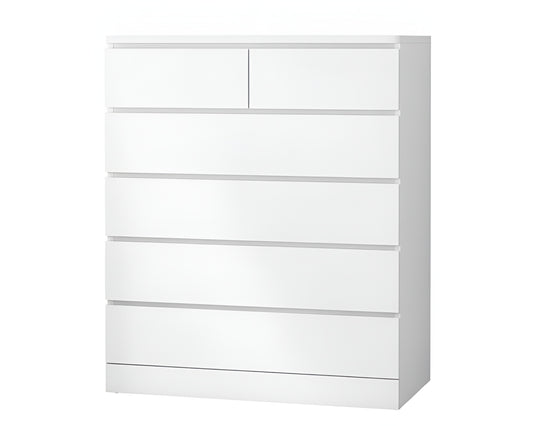 Multifunctional 6-Drawer Dresser for Bedroom Tallboy