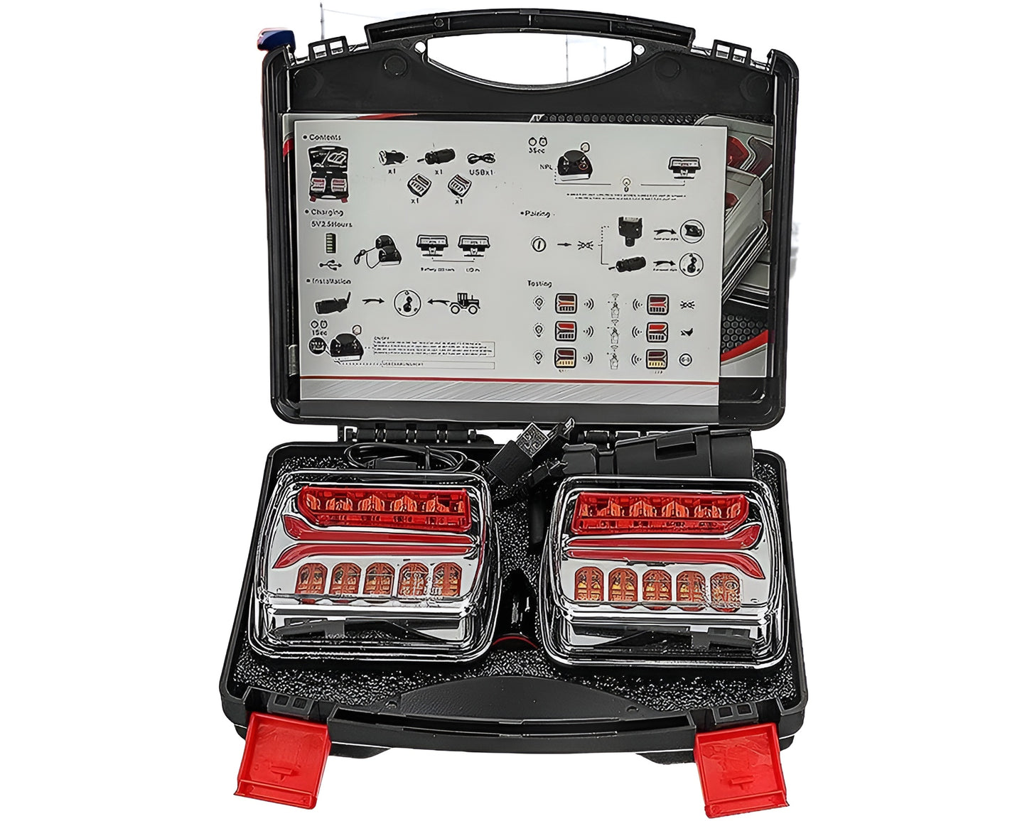 Trailer Light Magnetic Wireless LED Trailer Truck Tail Lights