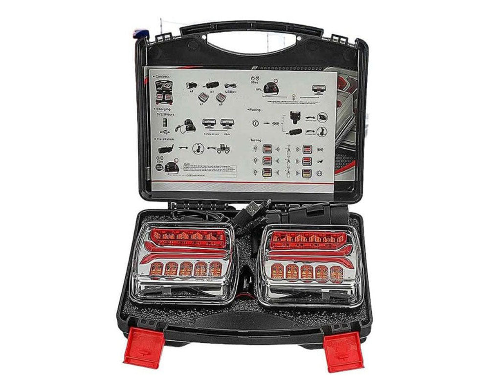 Trailer Light Magnetic Wireless LED Trailer Truck Tail Lights