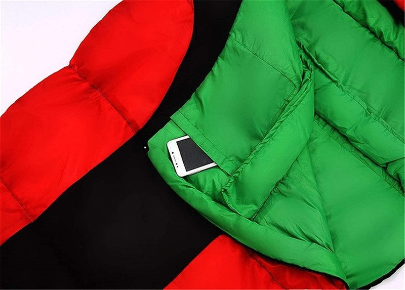 Sleeping Bag for Cold Weather – Waterproof Sleeping Bag with Hood & Pocket