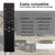 BN59-01385A Voice Remote Control Replacement for Samsung Smart TVs, Compatible with QLED, Crystal UHD, 4K, 8K, OLED Models – Easy Pairing & Voice Search