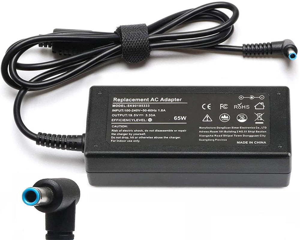 65W Laptop Charger for HP Chromebook - Compatible Power Adapter