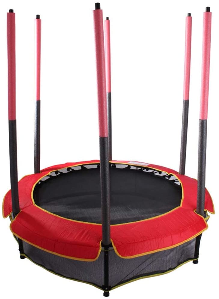 55 Inch Mini Trampoline with Safety Net Enclosure