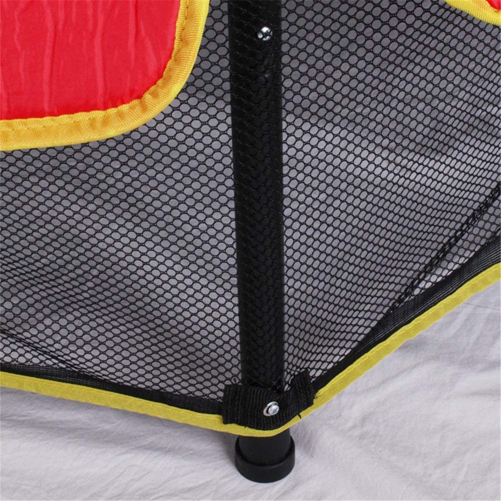 55 Inch Mini Trampoline with Safety Net Enclosure