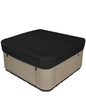 Square Hot Tub Cover Waterproof 210D Oxford Spa Cover Outdoor Protection