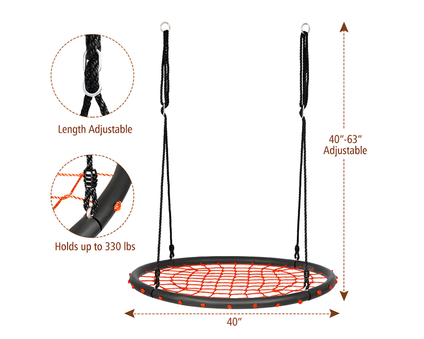 Spider Web Swing Hammock