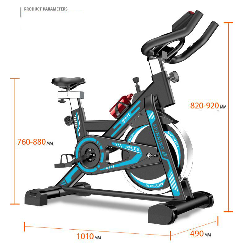 Exercise Bike Stationary Indoor Cycling Bicycle Spin Workout Home Gym Fitness Training Equipment Belt Drive Resistance LCD Monitor iPad Mount