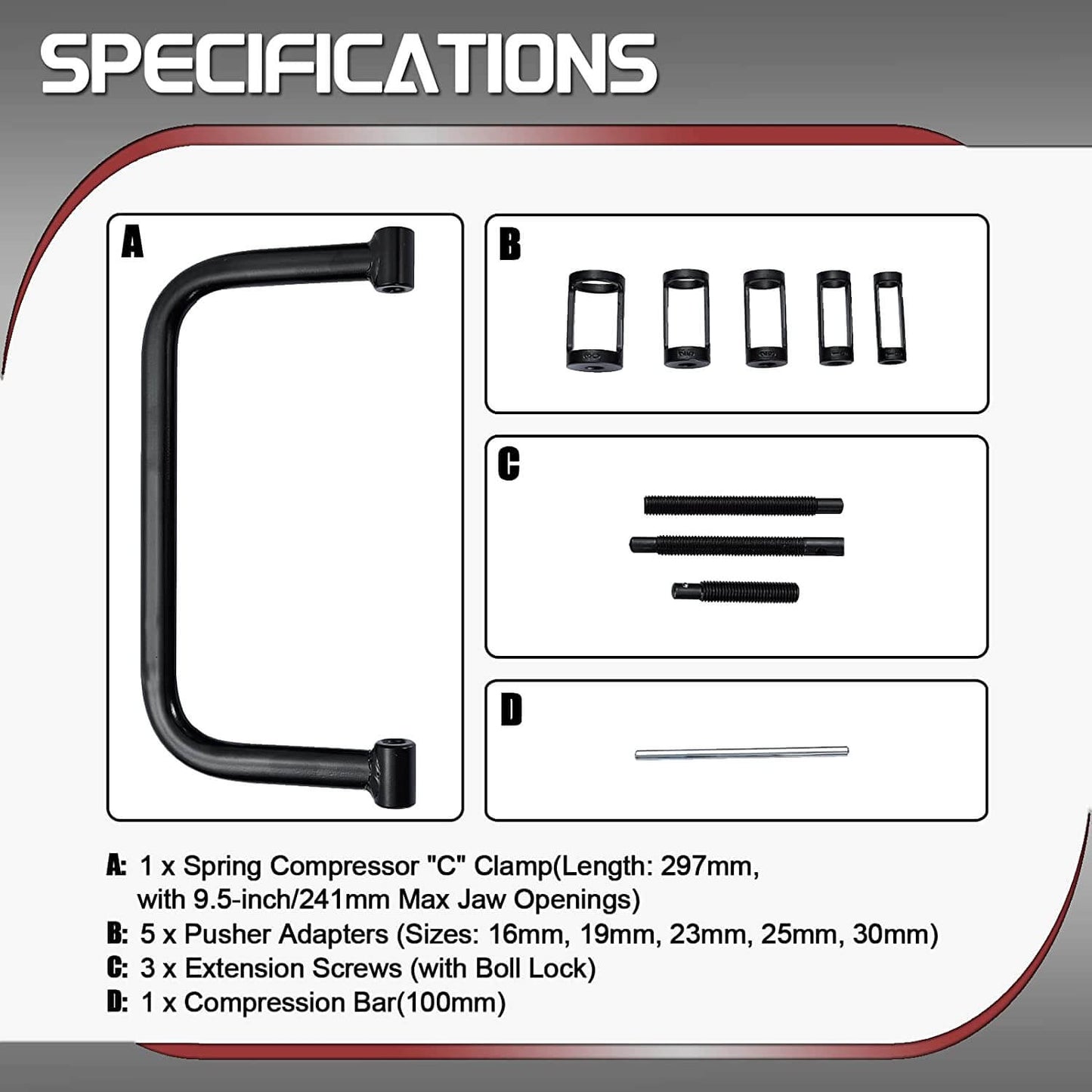 Valve Spring Compressor Tool Kit