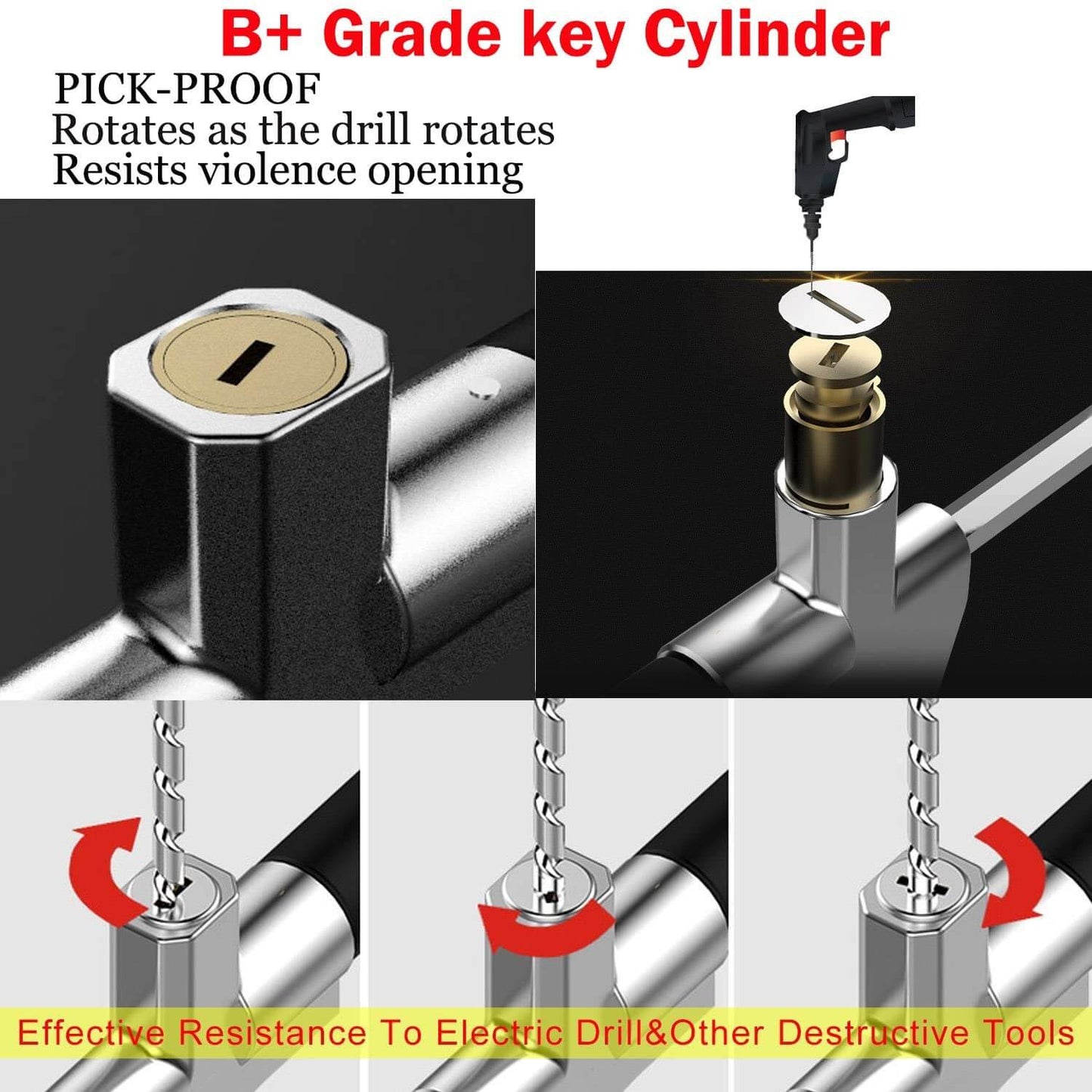 Car Steering Wheel Lock - Adjustable