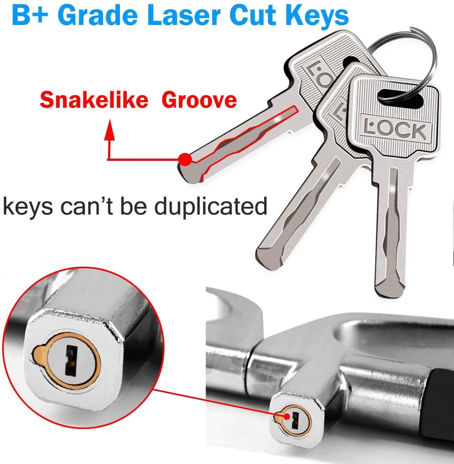 Car Steering Wheel Lock - Adjustable