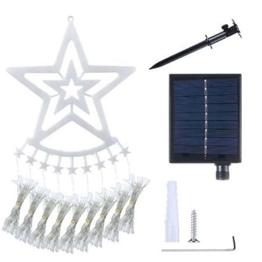 solar LED fairy lights, Solar 350 LED String Lights Waterfall Fairy
