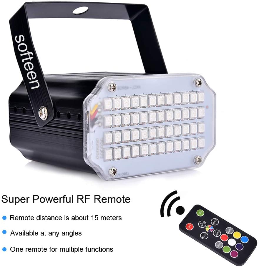 Christmas Stage Lights with Remote Control Adjustable Speed 7 Modes