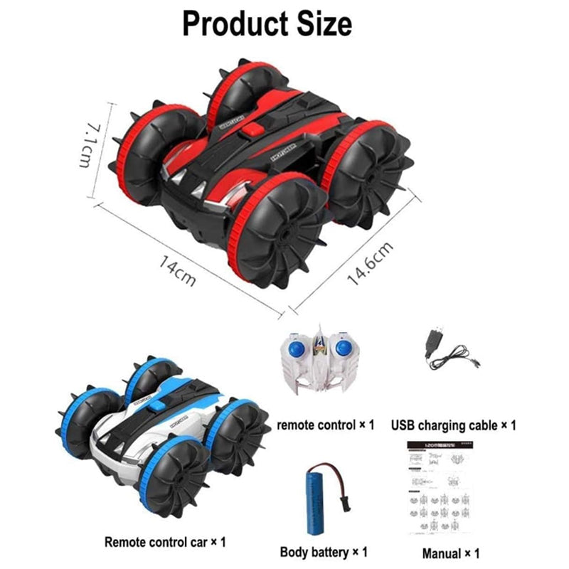 RC Racing Car, 2 In 1 360 Rotate Rc Cars, 2.4G Remote Control Stunt Car