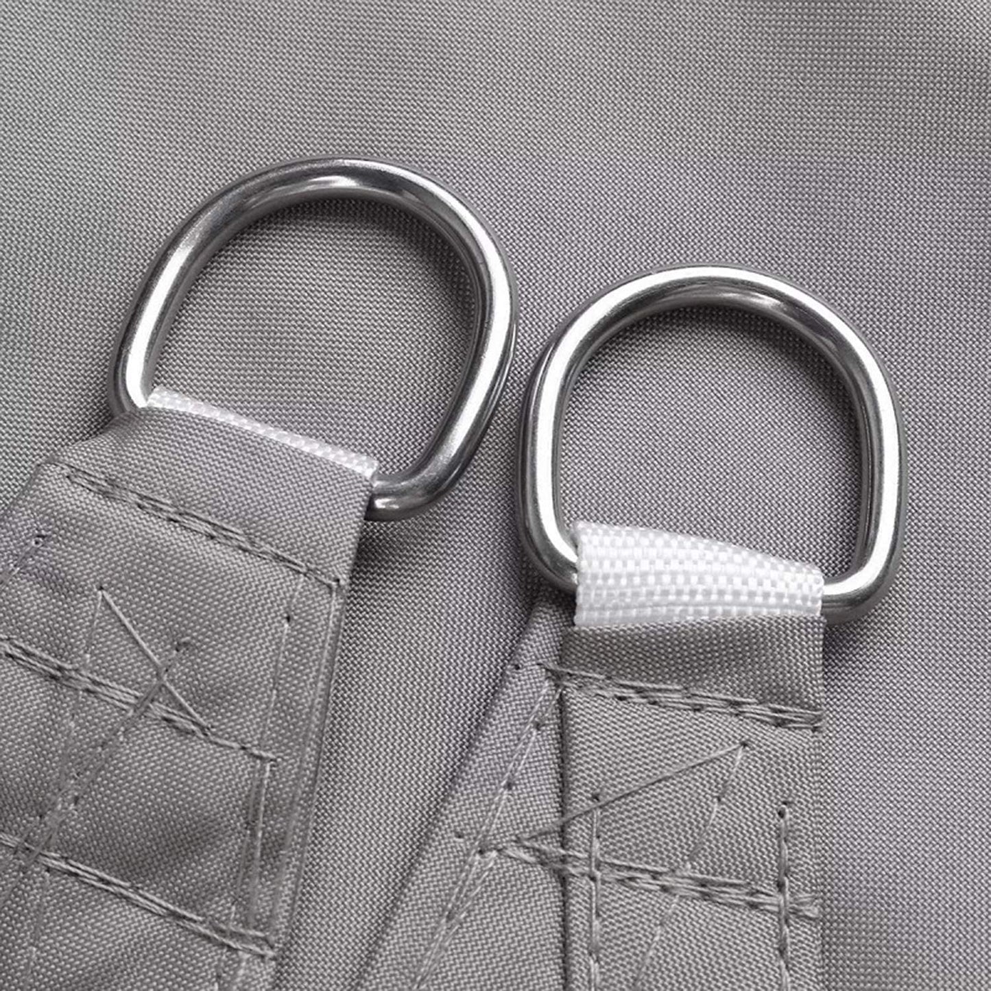 Sun Shade Sail Rectangle – Waterproof Sunscreen Awning Canopy, 95% UV Block, Outdoor Garden Patio, Party, Backyard, Yard, Camping Shelters (4 x 4m, Grey)