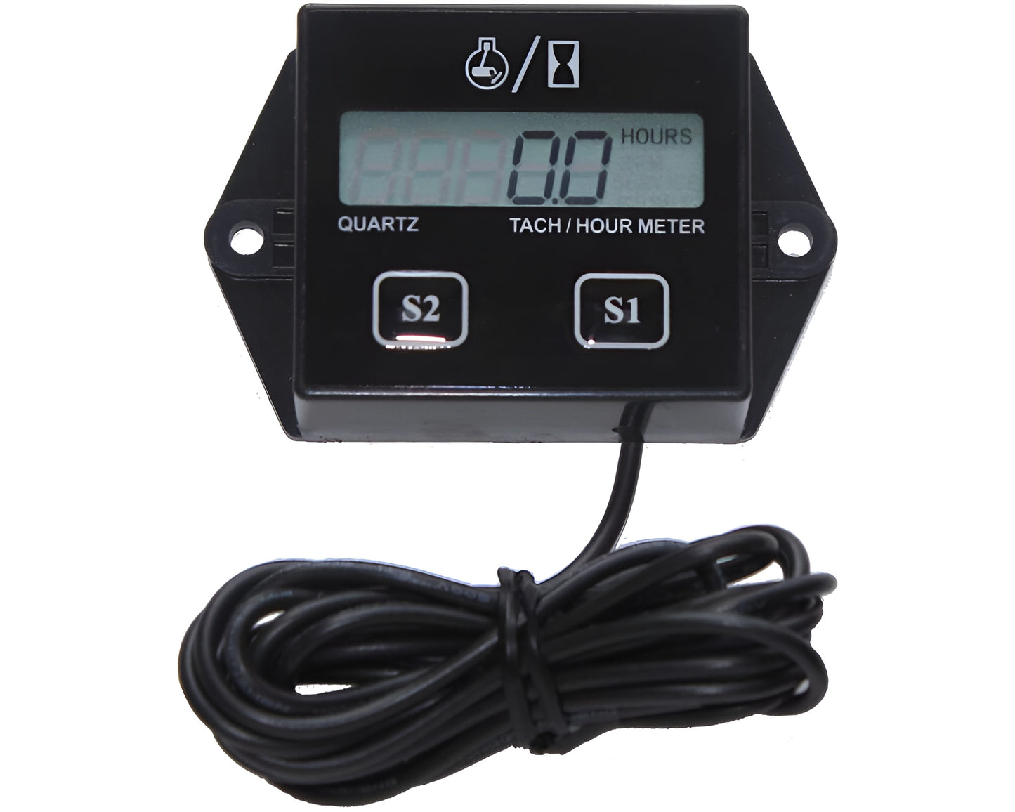 Digital Hour Meter Waterproof Tachometer for Chainsaw Marine ATV Motorcycle UTV Engine