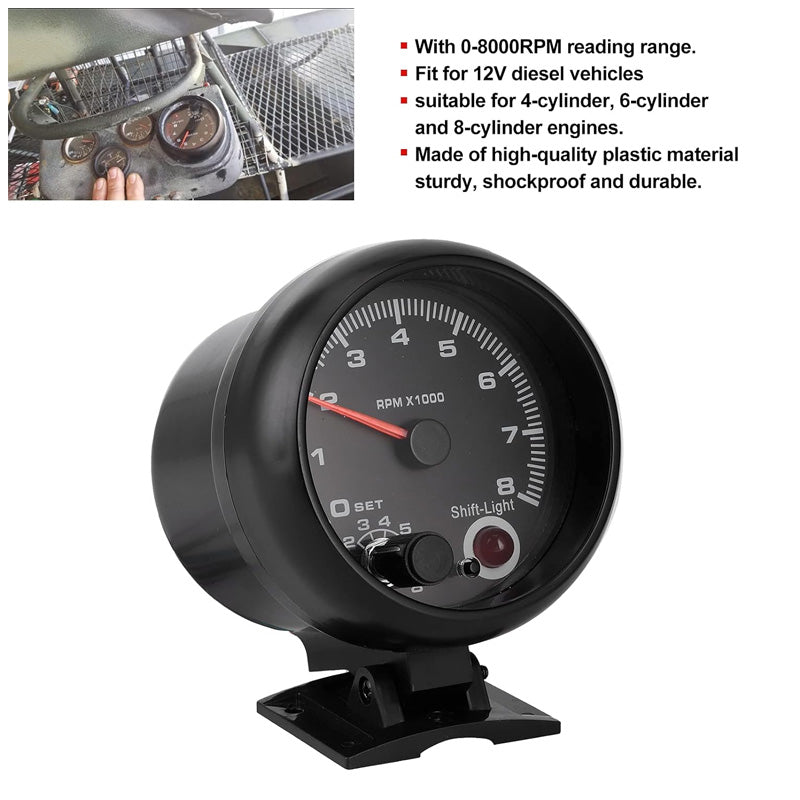Tacho Gauge 3.75inch Tachometer