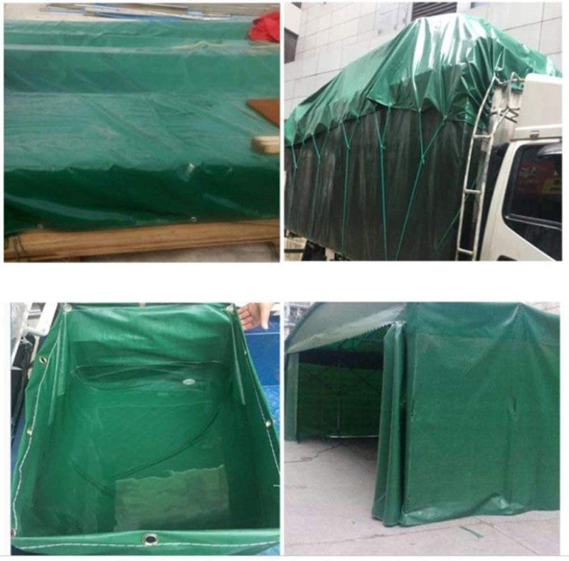 430GSM 2 x 5m Canvas Tarpaulin Tarps Tarp Ultra Heavy Duty