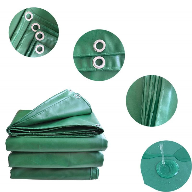 430GSM 2 x 5m Canvas Tarpaulin Tarps Tarp Ultra Heavy Duty