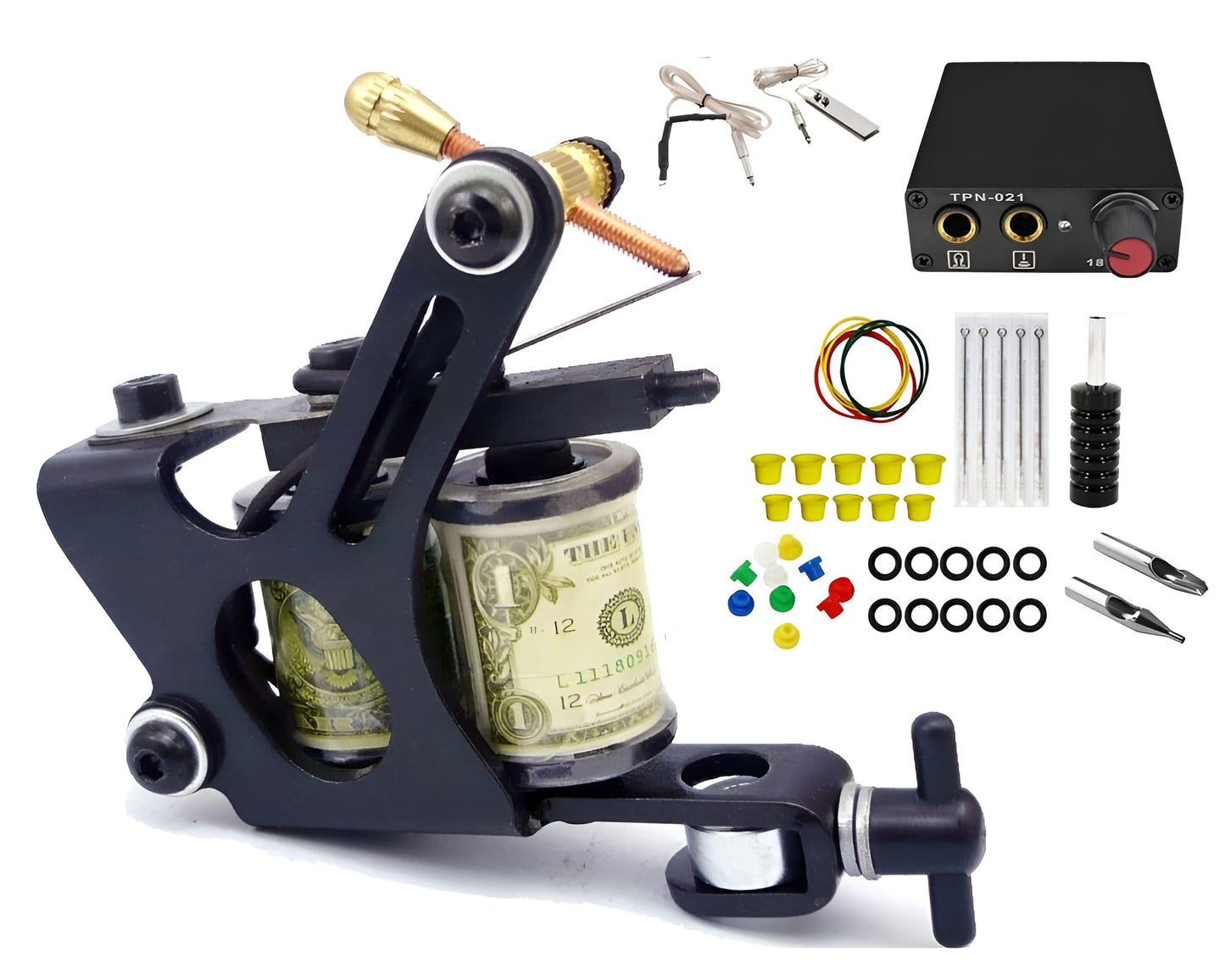 Tattoo Machine Set Professional Tattoo Machine Kit with Accessories