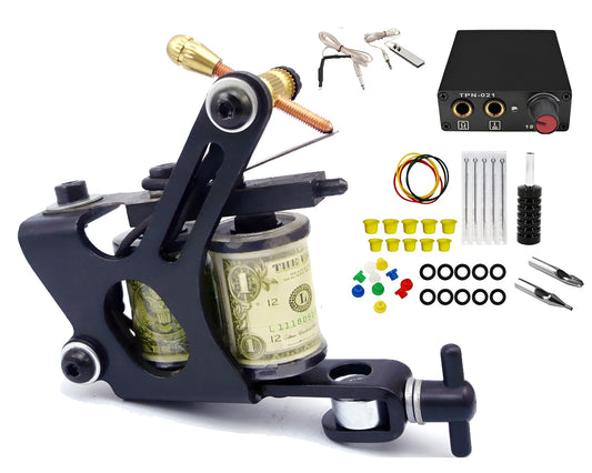 Tattoo Machine Set Professional Tattoo Machine Kit with Accessories