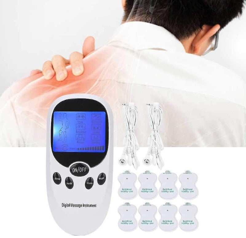 Tens Machine for Pain Relief – Multi-Mode Tens Machine with 8 Pads & USB/Battery Power