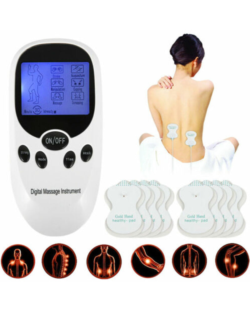Tens Machine for Pain Relief – Multi-Mode Tens Machine with 8 Pads & USB/Battery Power