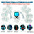 Tens Machine for Pain Relief – Multi-Mode Tens Machine with 8 Pads & USB/Battery Power